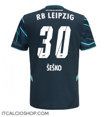 RB Leipzig Benjamin Sesko #30 Terza Maglia 2024-25 Manica Corta